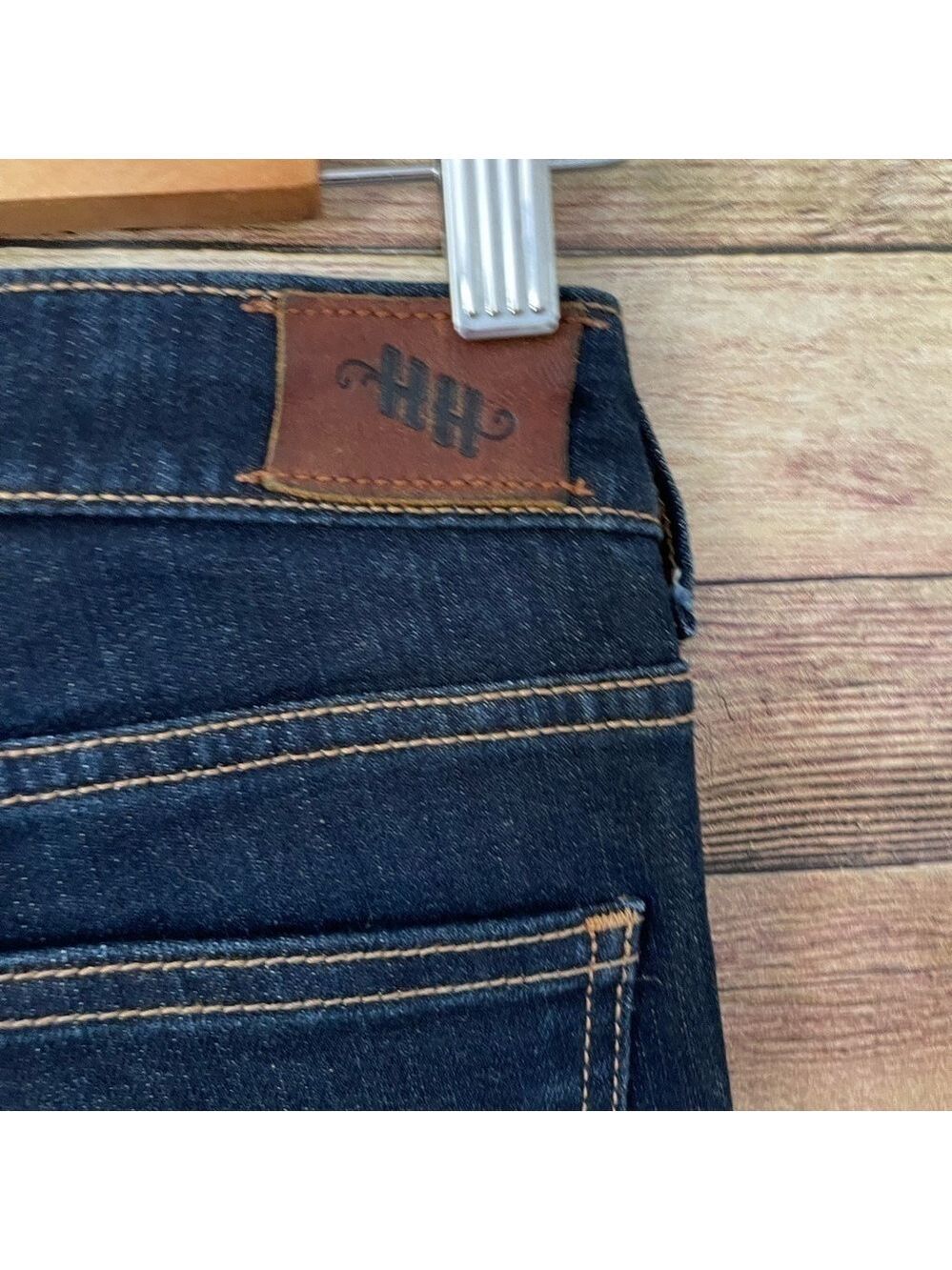 ANTHROPOLOGIE Holding Horses Women’s Dark Wash Straight Denim Jeans Size: 28 - Picture 3 of 8